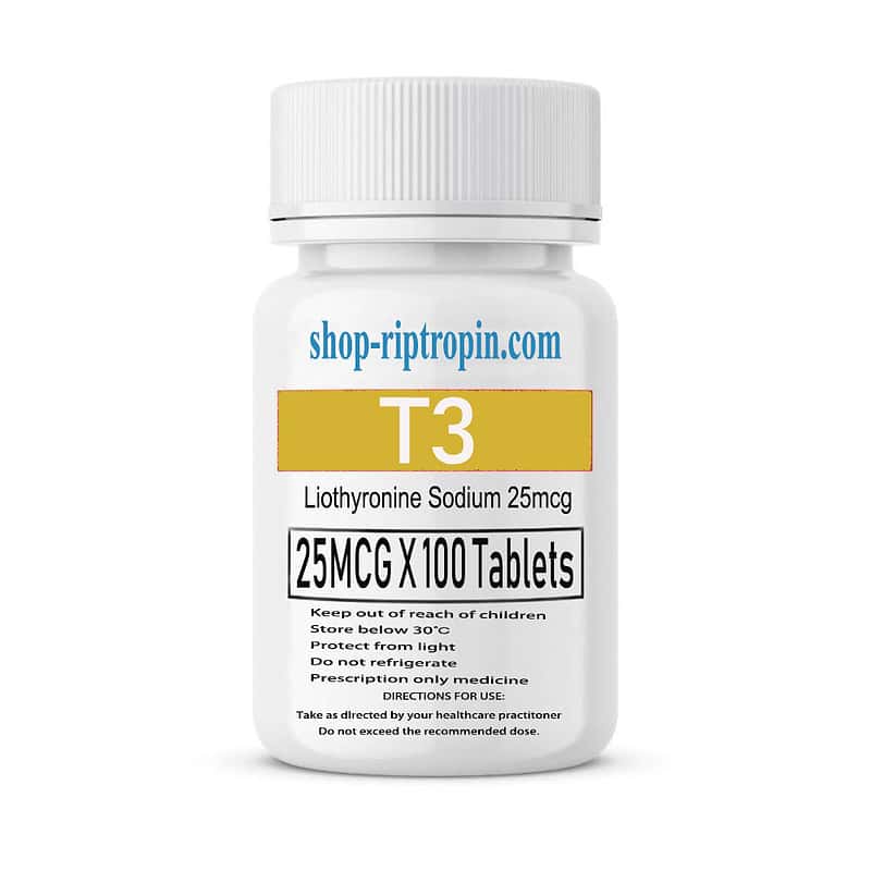 T3 Liothyronine Sodium Oral Steroids Tablets 25mcg 100 tablets For Sale