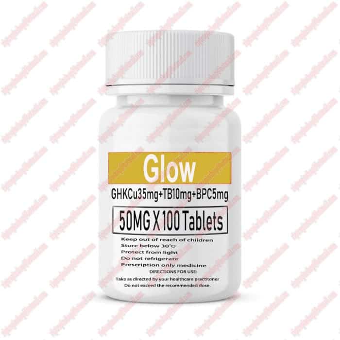 Glow(GHKCu35mg+TB10mg+BPC5mg) 50mg*10vials*1 kits
